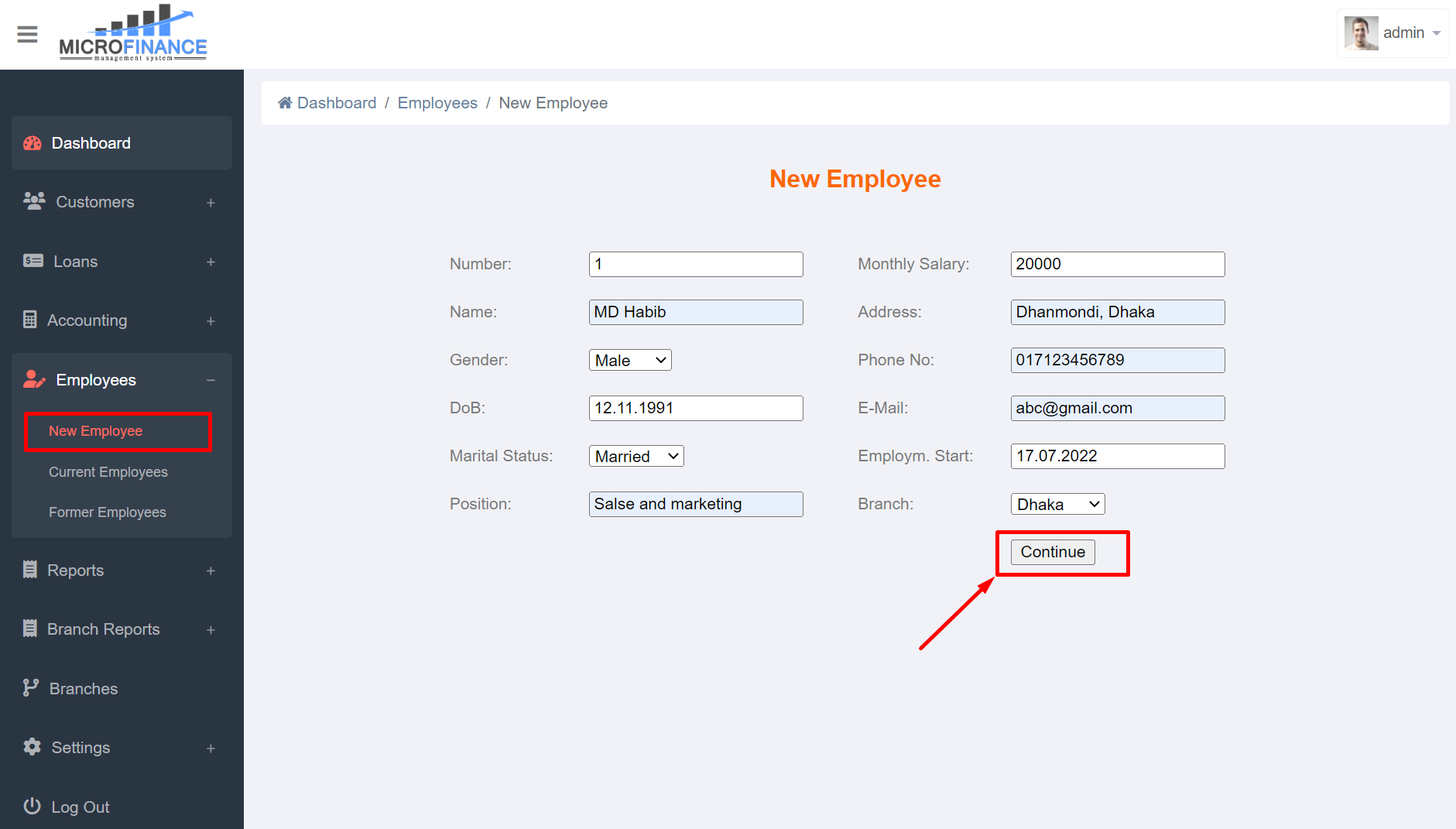 New Employee